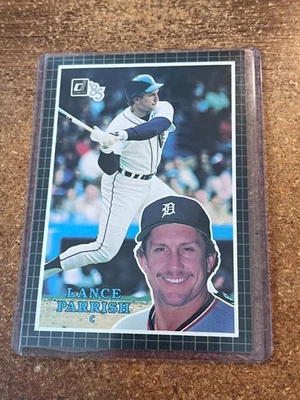 1985 Donruss Baseball Action All-Stars 3 1/8 x 5 # 53 Lance Parrish - Image 1 of 2