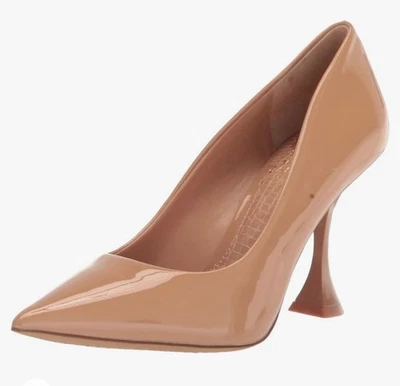 Vince Camuto Kamerna Leather High Heel Pointed Toe Stiletto Pump Tan Size 11 - Image 1 of 4