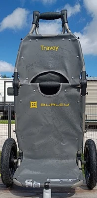 Burley Travoy Compact Folding Cargo Bike Trailer with Bag - Image 1 of 4