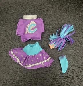 1992 Vintage Barbie Cheerleading Courtney Puppe Outfit Ersatz Bommel, Socke - Bild 1 von 2