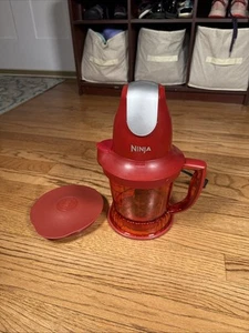 Ninja QB750 48oz Red Blender & Food Processor w/ Splash Guard Lid - Picture 1 of 7