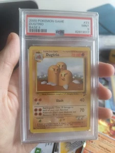 PSA 9 Pokémon Dugtrio Card Base Set 2 23/130 Pristine - Foto 1 di 2