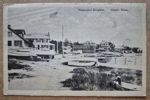 Onset, MA.  Namumet Heights - Early Postcard - Picture 1 of 2