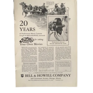 Vintage 1927 Bell & Howell 20 Jahre Werbung Werbung - Bild 1 von 4