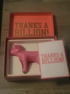 Victorias Secret Love Pink Dog Billion Dollar Dog Thanks A Billion In Box - Picture 1 of 4