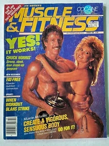 Muscle & Fitness Bodybuilding Mag October 1986 Chuck Norris & Mindi Iden 9514* - Imagen 1 de 2