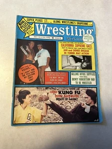 WRESTLING 1974 MONTHLY MAGAZINE #7 BRUCE LEE KUNG FU! - Foto 1 di 6