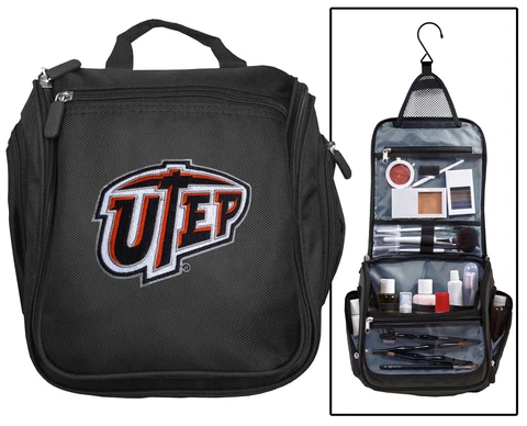 UTEP Miners Cosmetic Bag- Shaving Kit -Travel Bag Dopp Kit Men Women Teens Cover