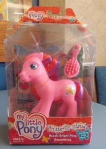 Beachberry Butterfly Island Dazzle Bright G3 My Little Pony MIB MIP Dented Box - Picture 1 of 7