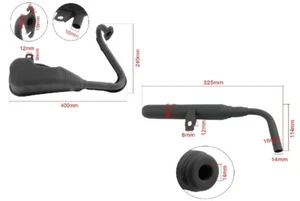NON OEM COMPLETE EXHAUST MUFFLER PIPE FOR PW50 PW 50 EX21 - Picture 1 of 1
