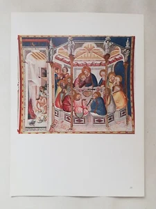 Ritaglio Illustrazione Arte Basilica San Francesco l'Ultima Cena - Picture 1 of 1