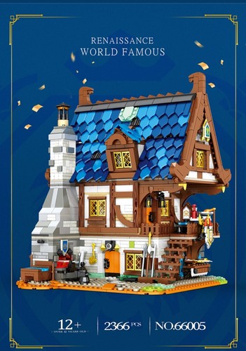 21325 ReoBricks Set - European Century Medieval Blacksmith Model ...