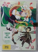 Sword Art Online  Volume 3 Fairy Dance Part 1 Eps 15-19 DVD  R4 New /Sealed