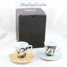 Set de tasses à café DISNEY Egan Mickey et Minnie espresso avec soucoupe 6 cm