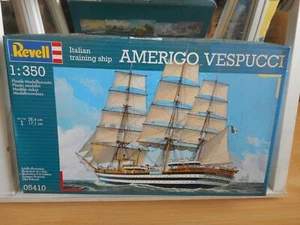 Modelkit Revell Amerigo Vespucci Italian Traning Ship on 1:350 in Box - Picture 1 of 1