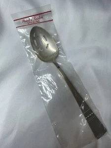 Cuchara para servir 8-5/8 de plata esterlina con diadema perforada de caña y bartón nueva - Imagen 1 de 10