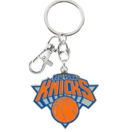 New York Knicks NBA Metal Heavyweight Keychain Team Logo Key Ring Cover