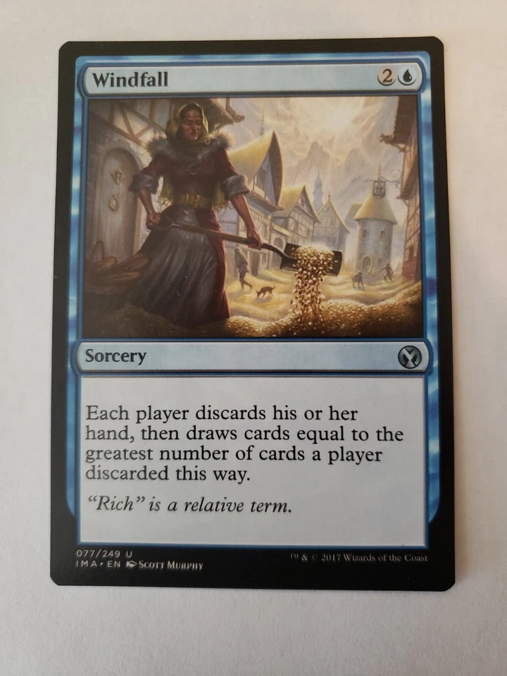 1x Windfall Iconic Masters or Urza's Saga x1 - Image 1 of 1