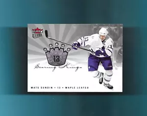 05-06 Fleer Ultra SCORING KINGS Card # SK4 MATS SUNDIN TORONTO EXCEPTIONAL! - Picture 1 of 2
