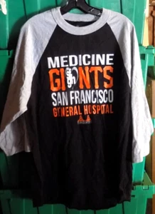 SAN FRANCISCO GENERAL HOSPITAL -MEDICINE GIANTS -XL-TEE SHIRT- BELLA'S UNIFORMS - Picture 1 of 6