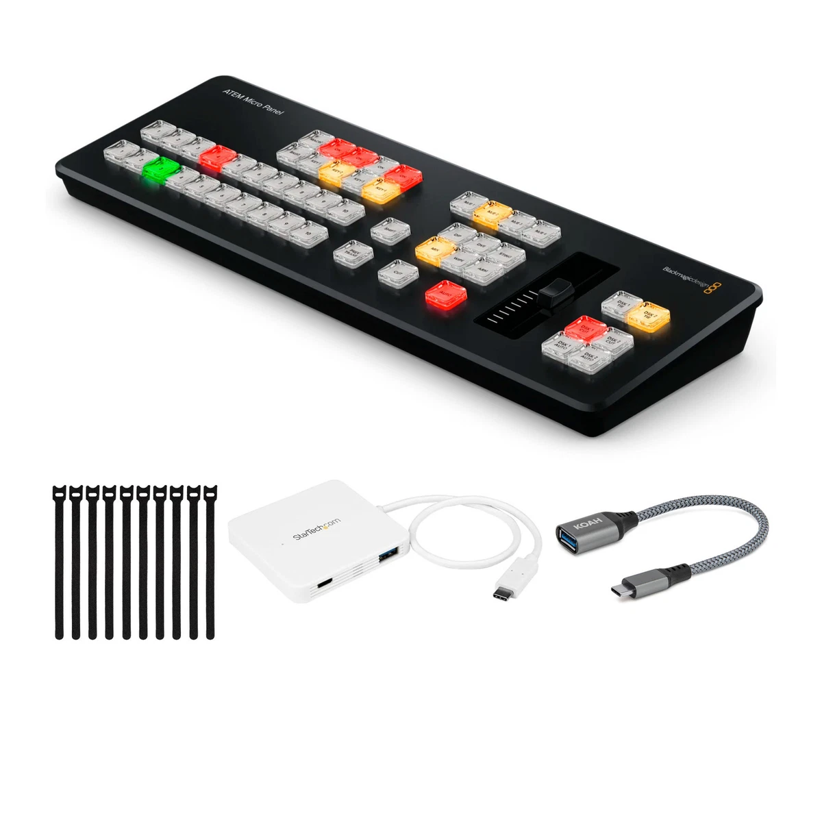 Blackmagic Design ATEM Micro Live Stream Switcher Panel Bundle PRO