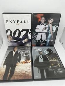 James Bond Skyfall, Spectre, Quantum of Solace & Casino Royale DVDs Set - Bild 1 von 4