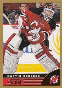 2013-14 Score GOLD #292 - MARTIN BRODEUR Goalie