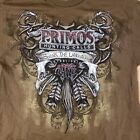 Primos Speak The Language Hunting T-Shirt, Dark Brown Size Medium , NEW