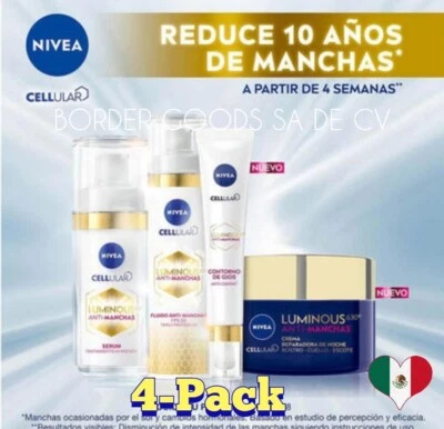 NIVEA LUMINOUS 630° ANTI MANCHAS/CREMA DE NOCHE+DIA FPS50+SERUM+CONTORNO DE OJOS - Image 1 of 4