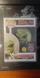 Funko Pop Killers Eddie 144 Iron Maiden - Glow in dark special EMP + protector - Foto 1 di 3