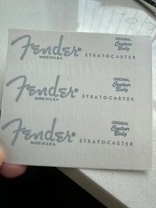 1Pcs FENDER STRATOCASTER USA Guitar Headstock Waterslide Transfer Decals Sticker - Picture 1 of 7
