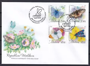 Moldova 2022 Butterflies FDC - Picture 1 of 1