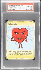 2014 Adventure Time Card Wars Ricardio Hero #1 # PSA 10 - Picture 1 of 2