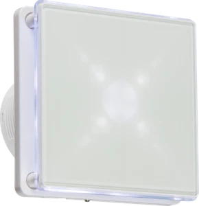 LED Kitchen Bathroom Backlit Extractor Fan with LED and Overrun Timer 100MM 4" - Picture 1 of 3