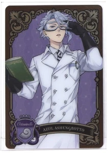 Disney Twisted Wonderland Metal Card J3-04 Azul Ashengrotto BANDAI Japan - Picture 1 of 4