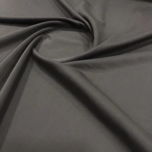 Tela de spandex poliéster mate gris plomo sólido reciclado 4 vías elástica 60" ♻️ - Imagen 1 de 9