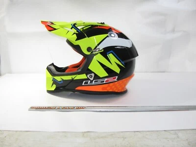LS2 FAST MINI SMALL YOUTH HELMET EXPLOSIVE YELLOW 437-4002 NEW DOT jh - Image 1 of 4