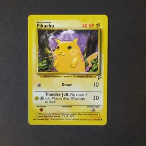 Pokemon Card WOTC: Pikachu 87/130 - Base Set 2 - Picture 1 of 2