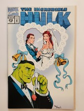 INCREDIBLE HULK #418 (NM-) 1994 WEDDING! DIE-CUT COVER; 1st TALOS APPEARANCE