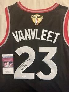 Fred VanVleet #23 Signed Autographed Toronto Raptors Finals Jersey (JSA) COA - Picture 1 of 4
