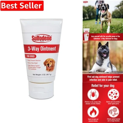 Ungüento de 3 vías de sulfodeno para perros - Alivio del dolor y prevención de infecciones, 2 OZ Foto 1 de 4