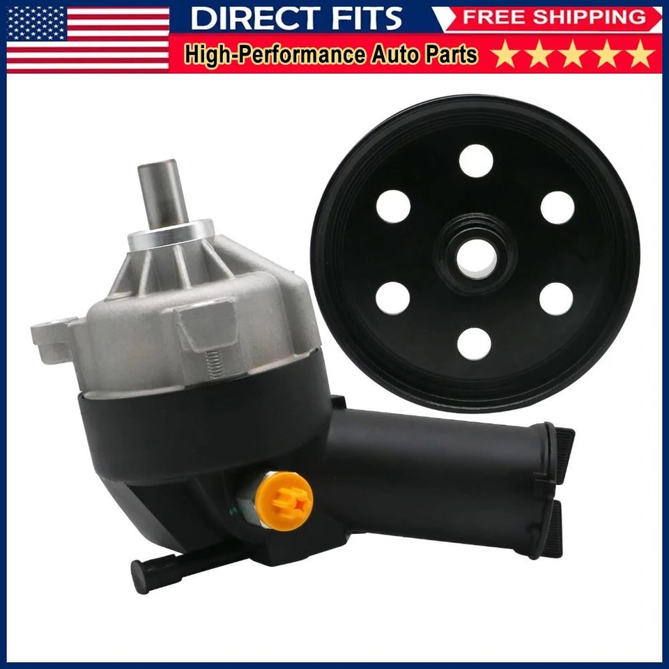 Bomba de dirección asistida con polea y depósito para Ford Bronco F-150 F-250 F-350 Foto 1 de 4