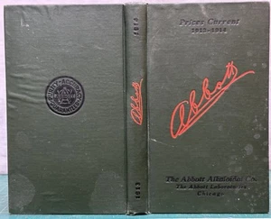 Abbott Alkaloidal Co / PRICES CURRENT 1913-1914 PHARMACEUTICAL AND BIOLOGICAL - Picture 1 of 12