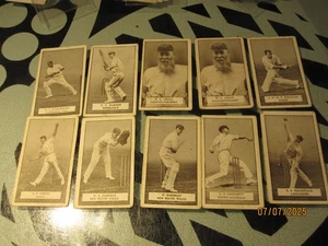 GALLAHER'S '' FAMOUS CRICKETERS 1926'' ODDS WITH 2 NICE COPIES OF W.G.GRACE - Picture 1 of 2