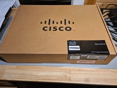 Cisco SG200-50 (SLM2048TEU) 48 - 50 Ports Rack Mountable Ethernet Smart Switch - Image 1 of 4