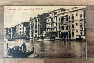 Postkarte 1. Weltkrieg. Soldat schreibt nach Hause. Venedig, Italien nach Parkstone via Dorchester - Bild 1 von 2