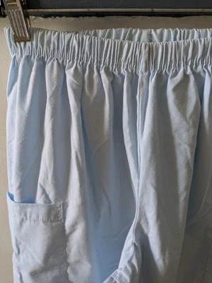 De colección Mujer Bebé Azul Pequeño Petite Pantalones Exfoliantes Scrubs Express Uniforme Médico Foto 1 de 4