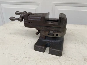 Vintage Machine Shop Universal Milling/Grinding Machinist Vise Swivel Base - Picture 1 of 19