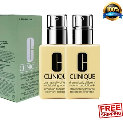 2 Packs 125ml Clinique - Dramatically Different Moisturizing Lotion with Pump