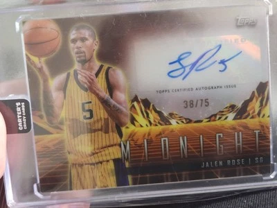 2003-04 Topps Jalen Rose 38/75 automático Foto 1 de 2